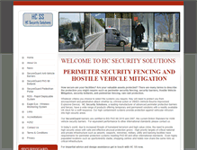 Tablet Screenshot of hcsecuritysolutions.com